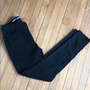Old Navy Black Super Skinny Mid-Rise Jeans 14 Tall